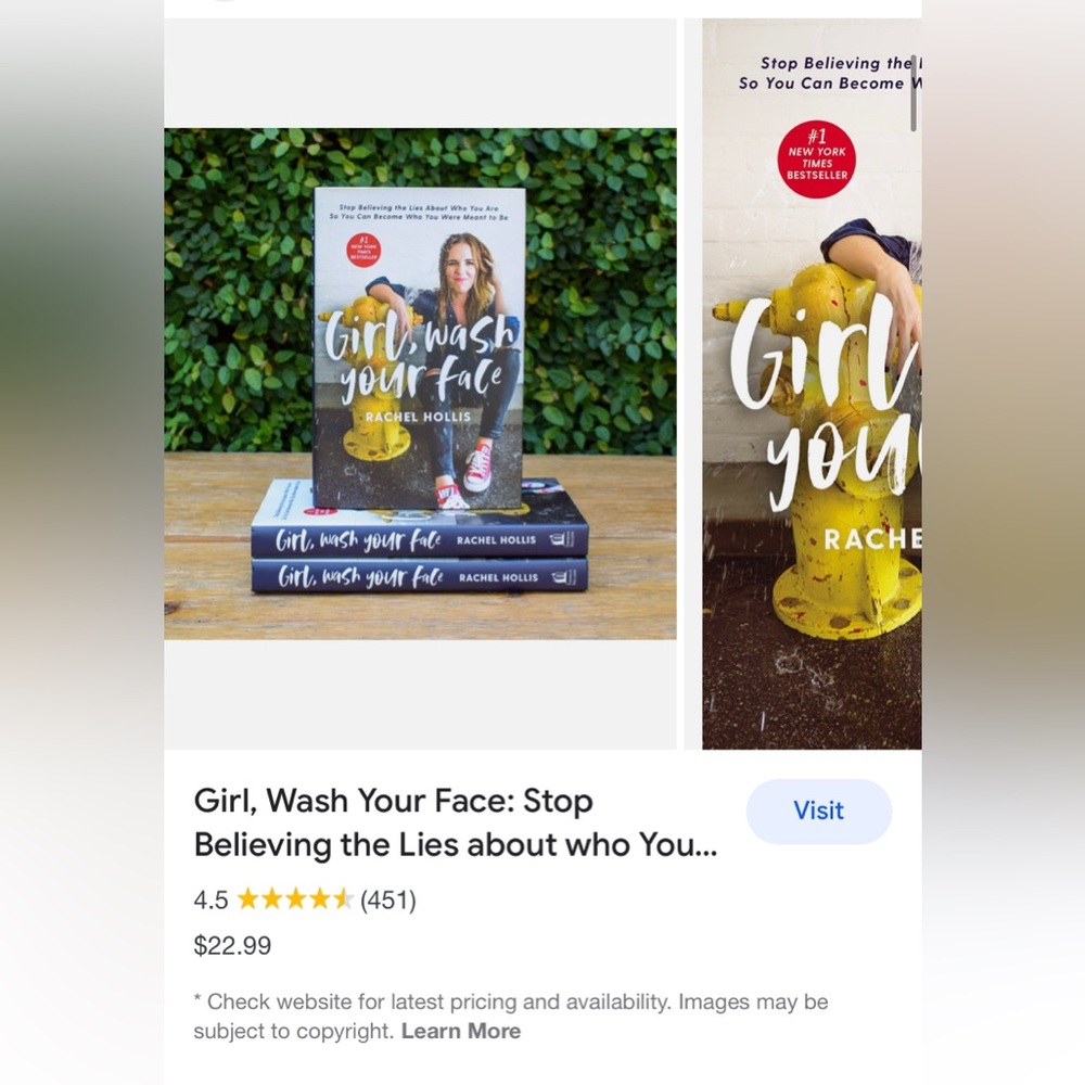 Rachel Hollis | Girl wash your face Hard cover
